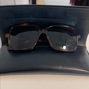 Saint Laurent Tortoise Shell Sunglasses
